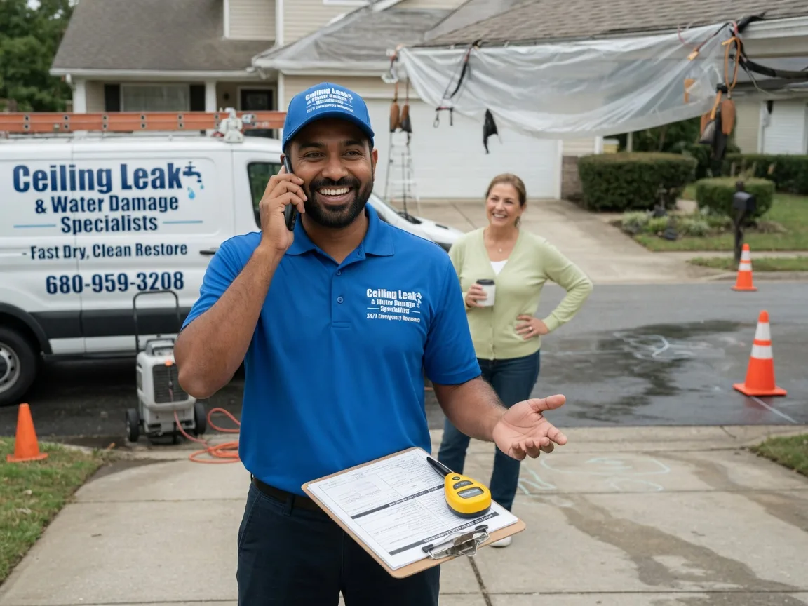 Ceiling Leak Cleanup Bryn Athyn, PA FAQs